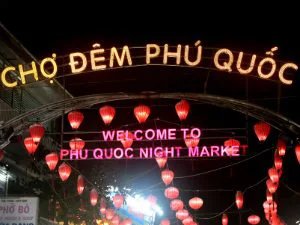 Avond markt in Phu Quoc