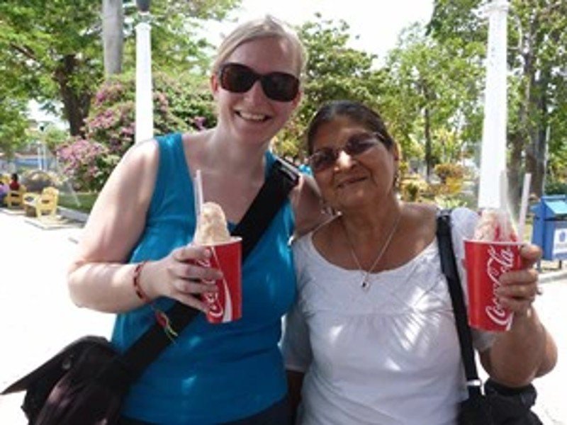 Twee vrouwen in Nicaragua