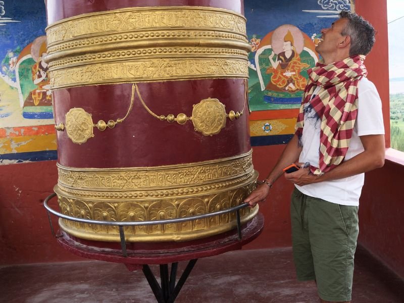 Prayers wheel in Leh - India