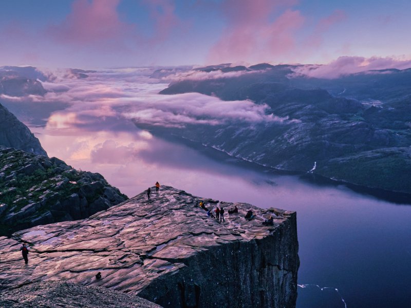 Preikestolen Noorwegen