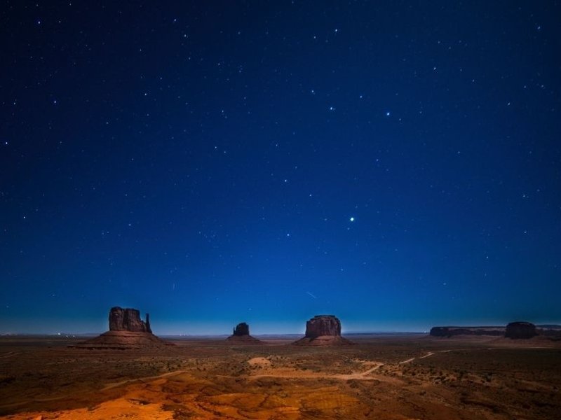 Sterrenhemel Monument Valley