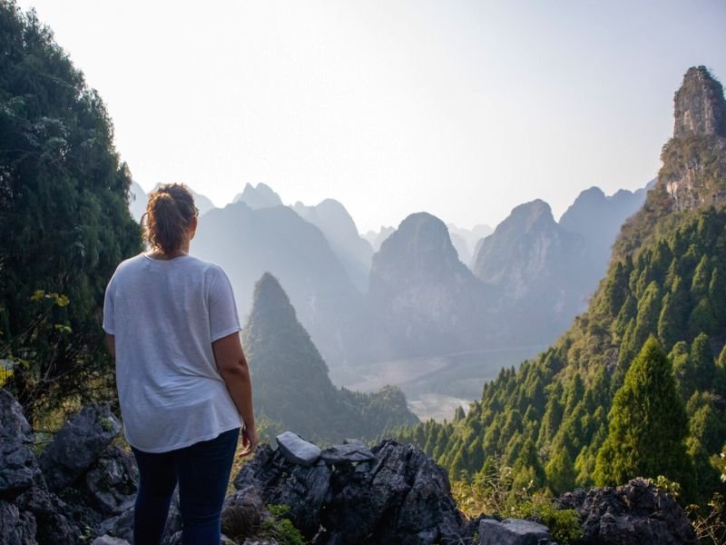China Yangshuo karstgebergte