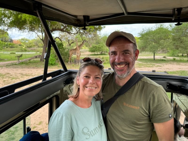 op safari in Oeganda