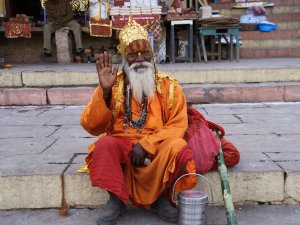 India varanasi lokale man