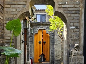 Poort naar een hotel