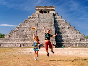 Mexico met kinderen