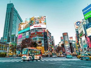 Tokyo drukke straat
