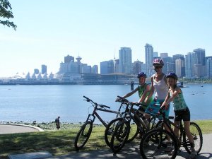 fietsen in Vancouver canada