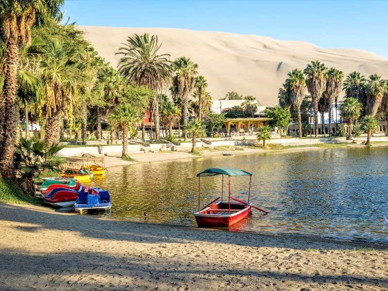 Huacachina oase boot