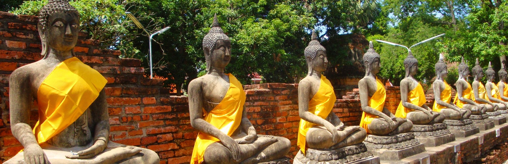 Sukhothai thailand reis buddha beelden