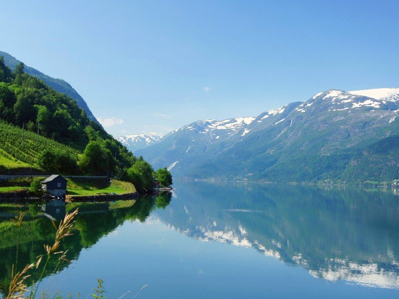 Hardangerfjord Noorwegen