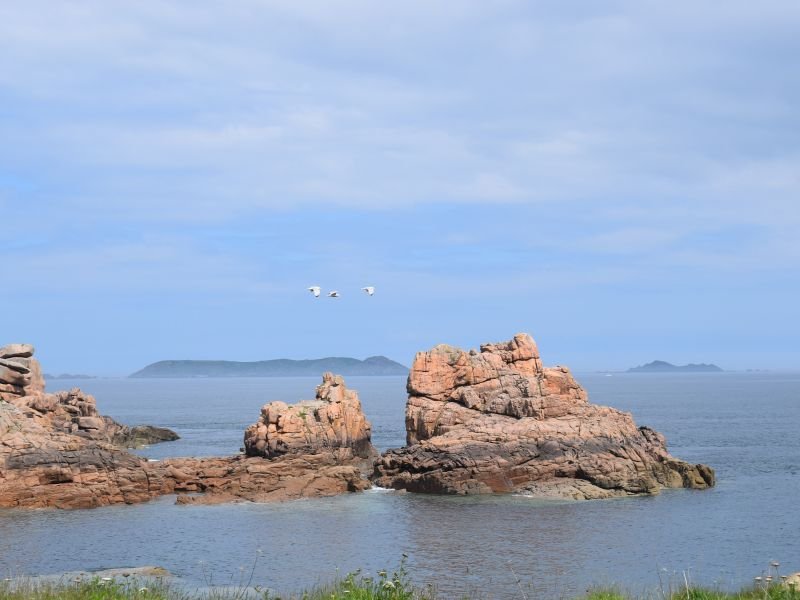 Franse kust bij Bretagne