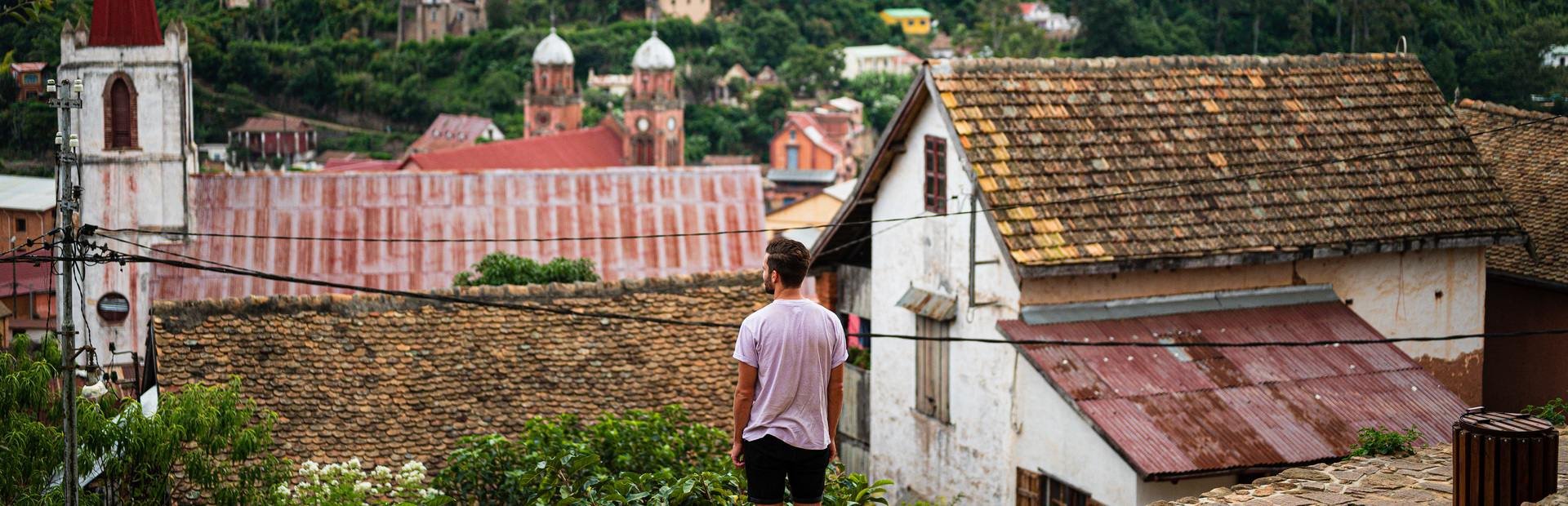 Madagascar Fianarantsoa stadje