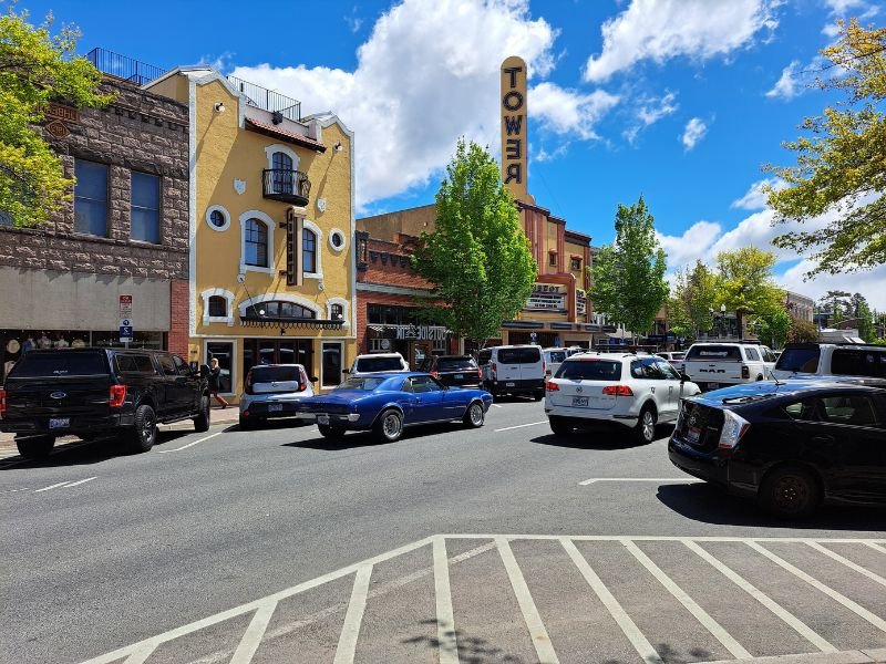 straatbeeld in Bend