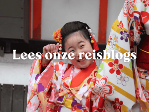 Japan reisblogs: meisje in kimono
