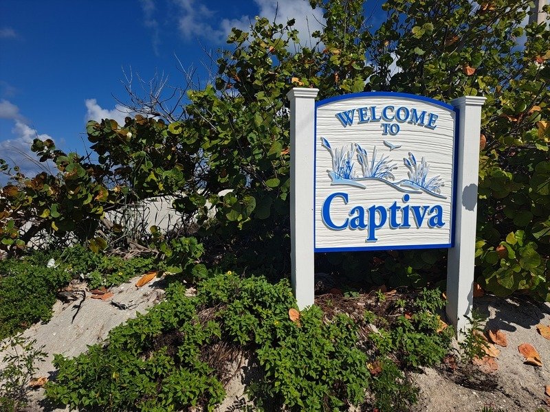 welkomstbord Welcome to Captiva