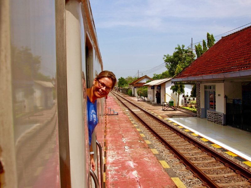 Treinrit op Java Indonesie