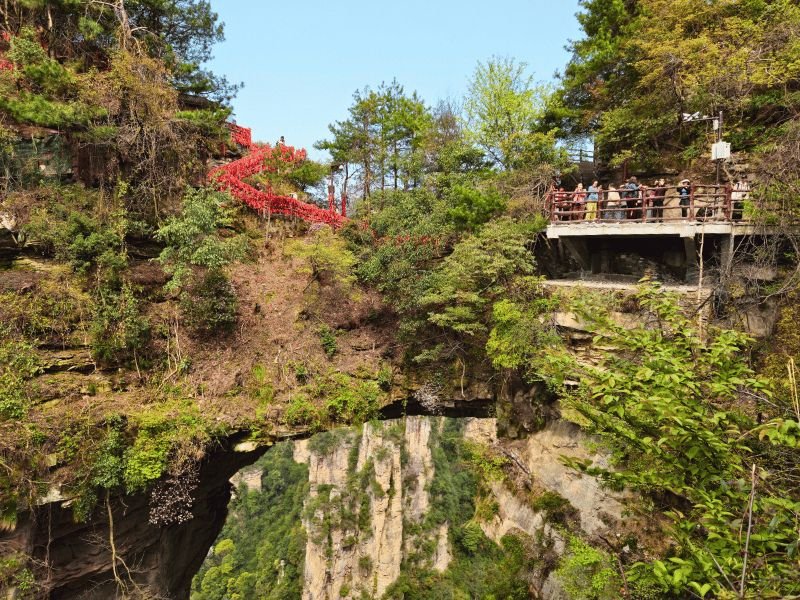 landschap in Zhangjiajie