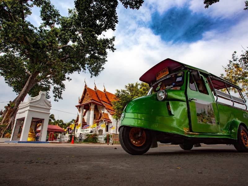 Riksja-Thailand-Ayutthaya-Tuktuk