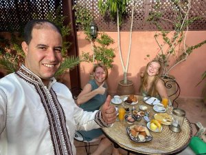 Marokko lokale man in riad, Berbers Marokko