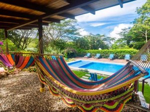 Hotel pool in Rincon de la Vieja