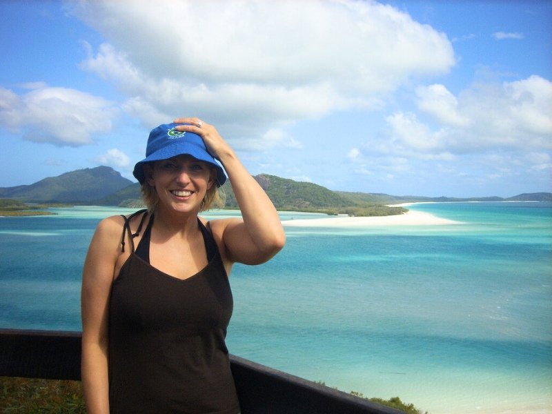 Uitzichtpunt bij Whitsunday eilanden