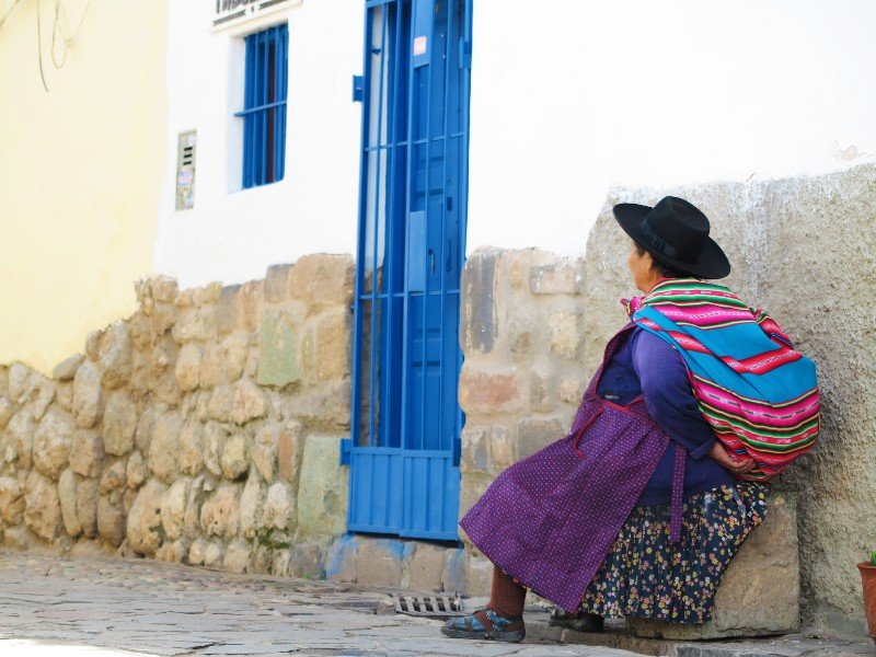 Lokale vrouw Cusco