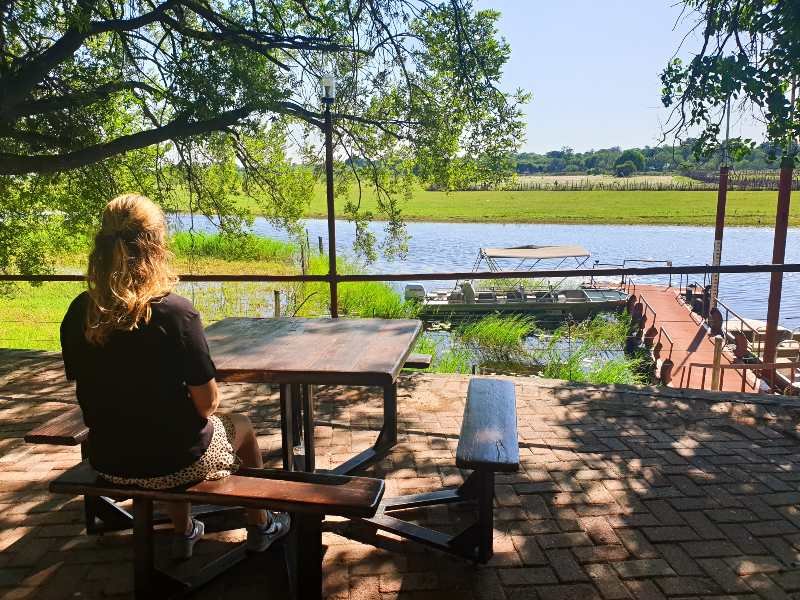 botswana Maun uitzicht rivier
