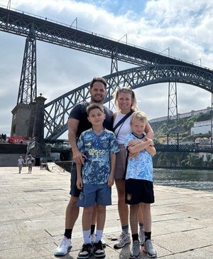 gezin in porto