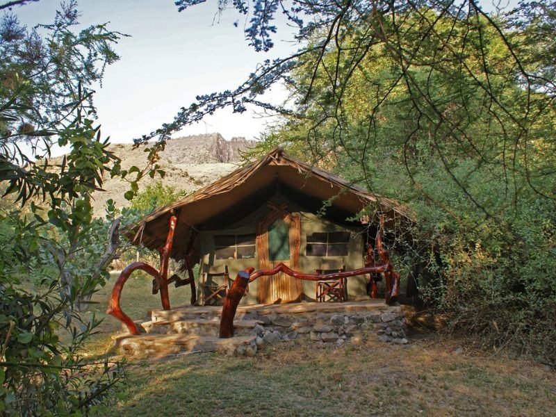 Lake Natron camp