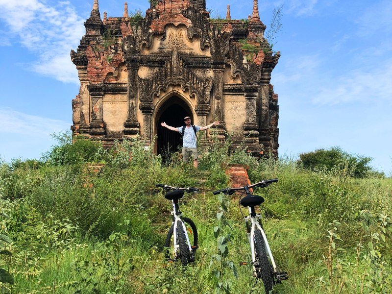 Fietsen in Bagan - Myanmar