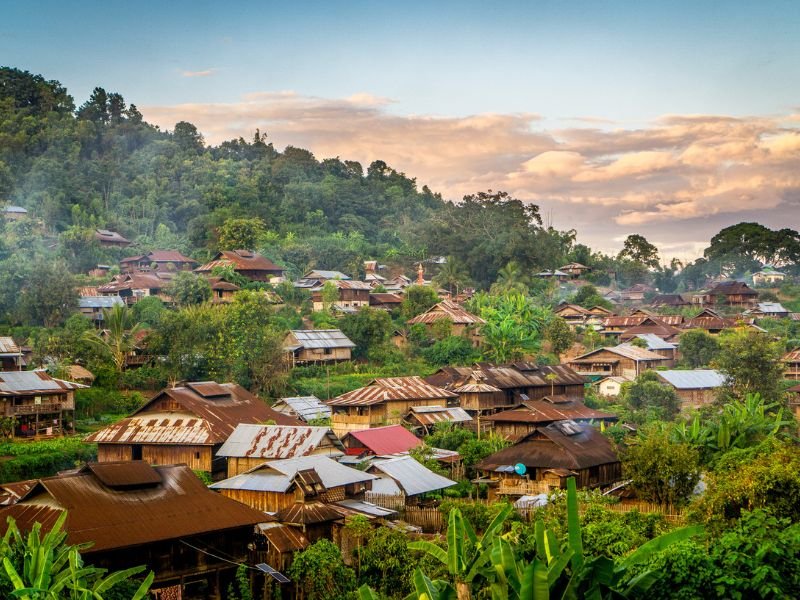 Hsipaw Hilltribe dorp