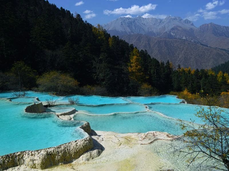 kalksteenterassen in China