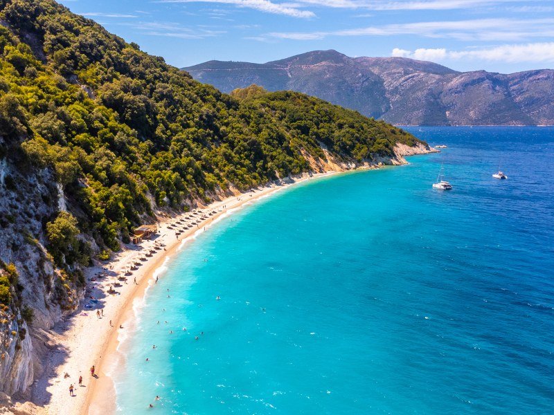 Greece Ithaka Gidaki beach