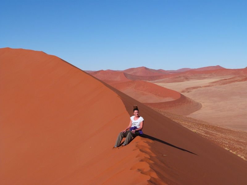 Namibie - Sossusvlei - rode duinen
