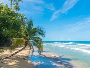 Strand uitzicht in Costa Rica