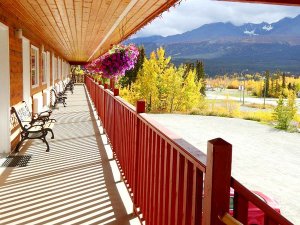 Amerika Haines Junction - balkon