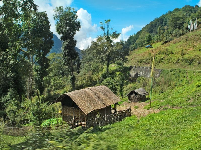 onderweg in Bhutan
