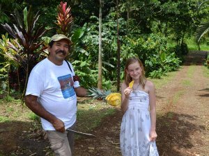 Op bezoek bij de Ananasboer in Costa Rica