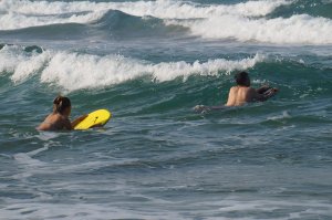 Boogie boarden en walvissen in Zuid-Afrika