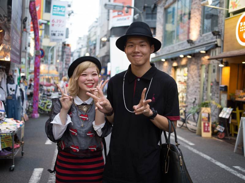 Lokale mensen in Osaka - japan