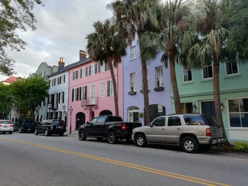Charleston South Carolina Rainbow Row