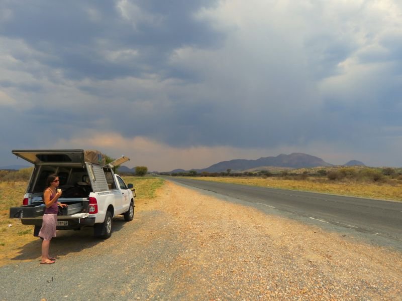 Namibie - Sossusvlei - auto