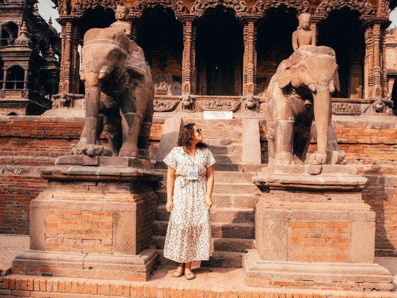Nepal Patan plein