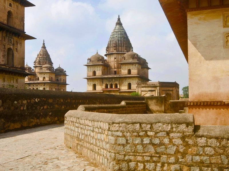 India orchha tempel kerk