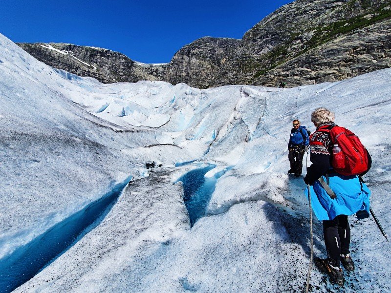 Gletsjer hike Noorwegen