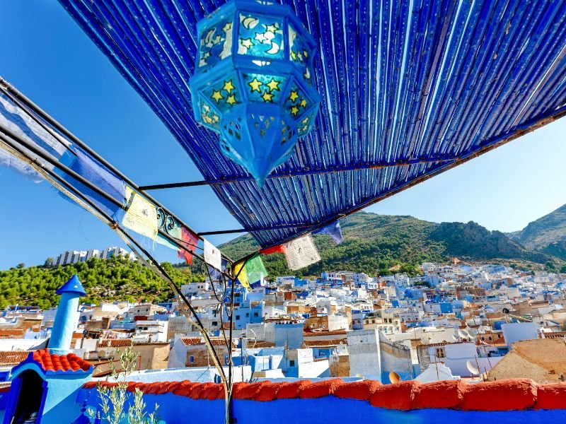 Chefchaouen uitzicht Marokko