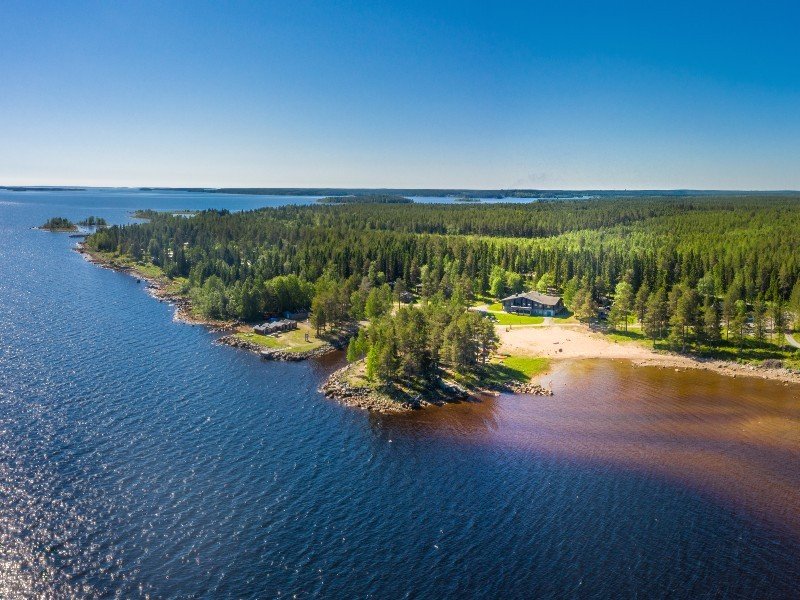 Lodge aan de Zweedse kust in Lulea