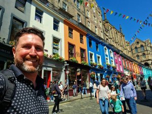 Schotland Edinburg old town summer