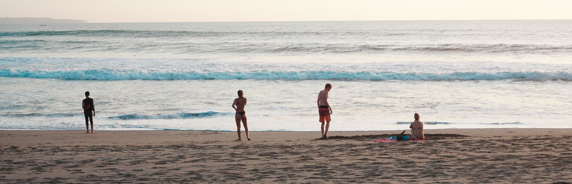Strand in Canggu op Bali